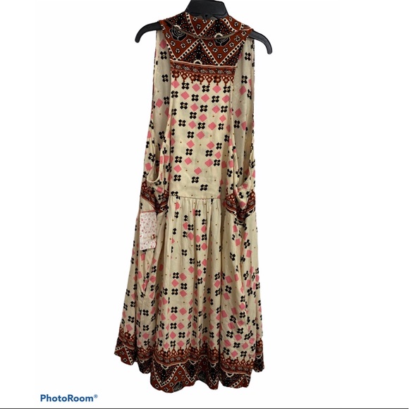 Free People Mixed Print Tunic Size S - Picture 8 of 11